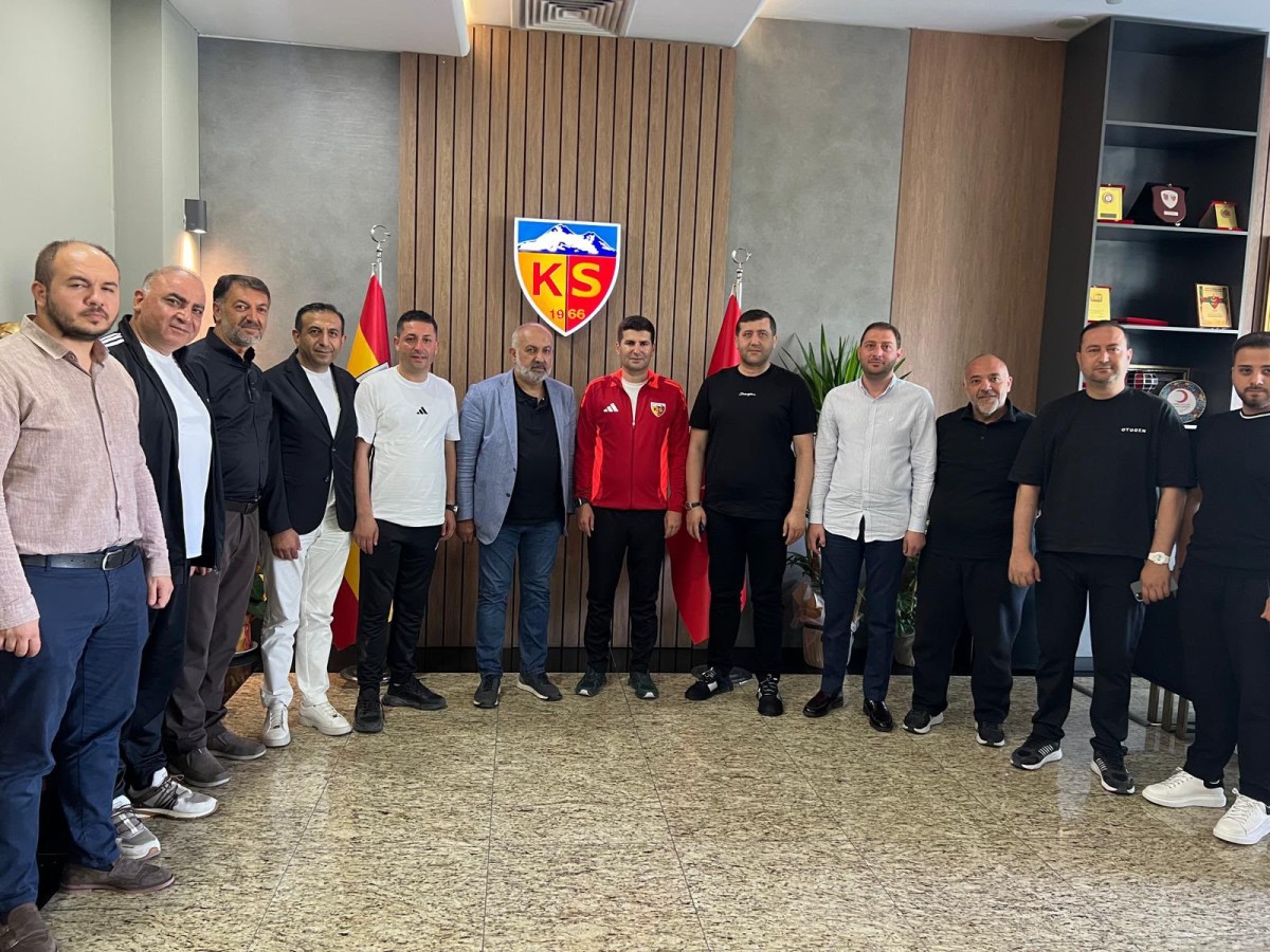 Ülkü Ocakları Genel Başkanı Yıldırım'dan, Kayserispor'a ziyaret