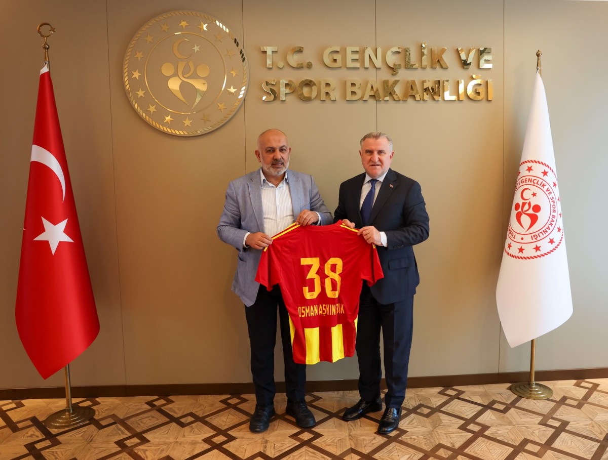 Kayserispor Başkanı Çamlı'dan Bakan Bak'a ziyaret