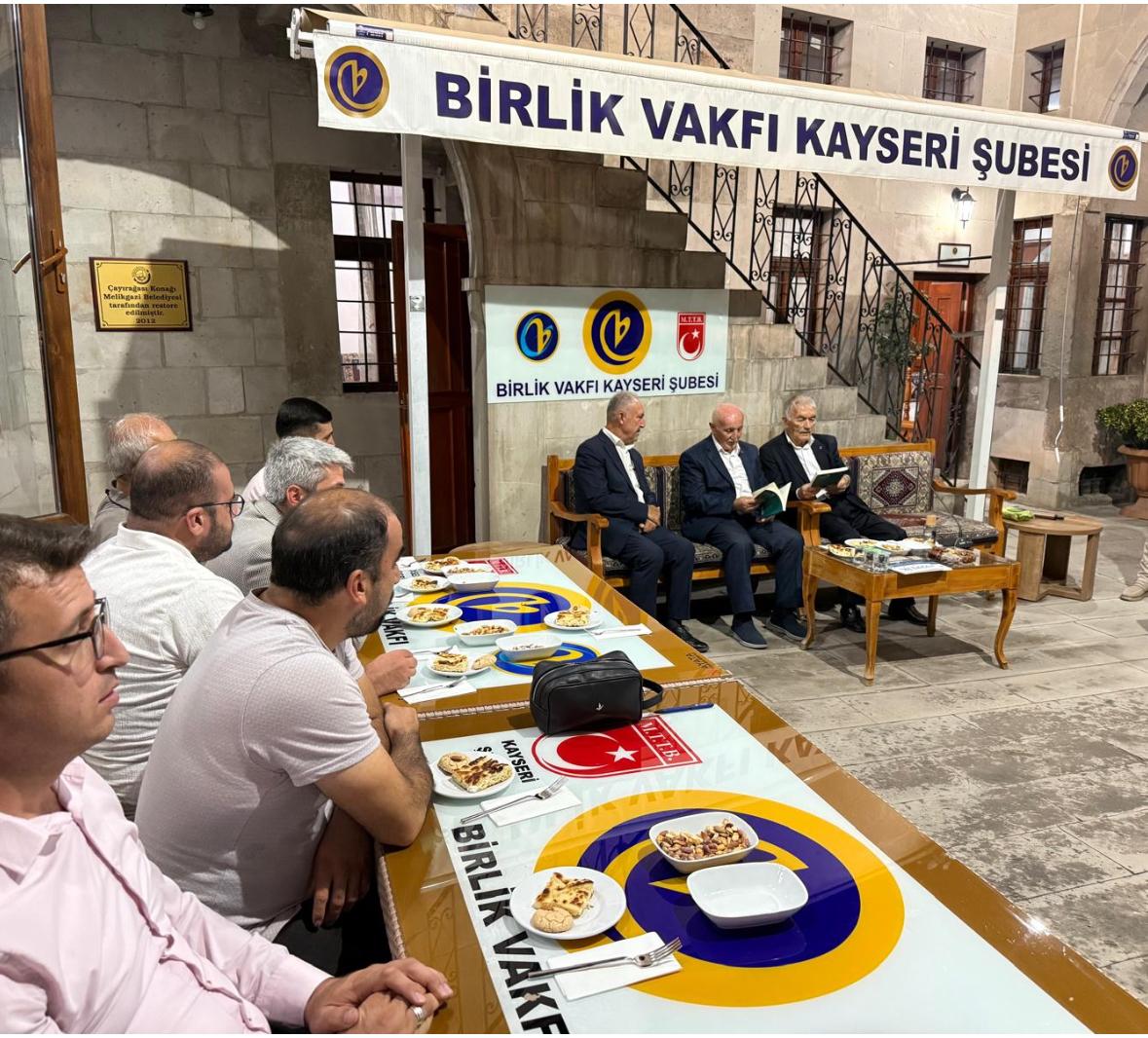 BİRLİK VAKFI GENEL MERKEZ’İNDEN KAYSERİ ŞUBESİNE ÖVGÜ DOLU ZİYARET